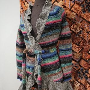 Multicolored wool sweater
